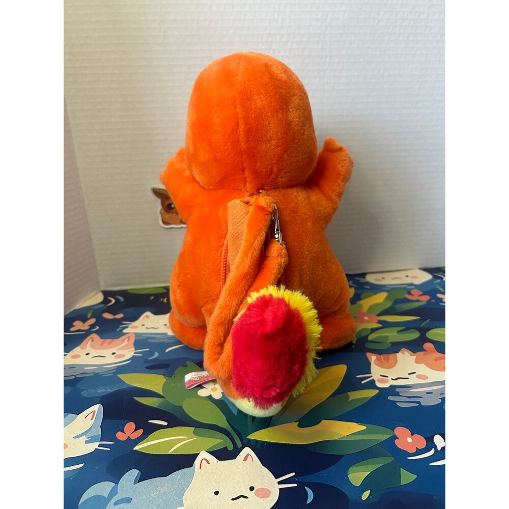Pokemon Charmander Plush Stuffed Animal Toy Doll Pouch - Picture 7 of 12
